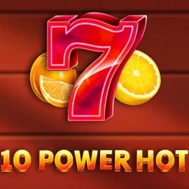 Official Slots logo: 10 Power Hot by Amusnet Interactive at Clover Casino