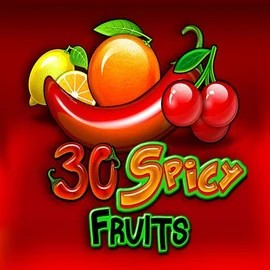Official Slots logo: 30 Spicy Fruits by Amusnet Interactive at Clover Casino