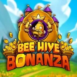 Slots logo of Bee Hive Bonanza from NetEnt at Clover Casino