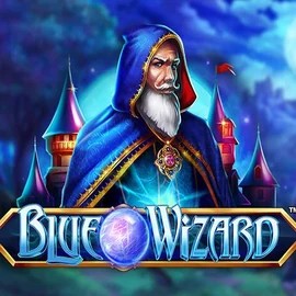 Blue Wizard logo by Quickspin Clover Casino