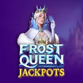 Frost Queen Jackpots by Yggdrasil, showcased at cloverscasino.co.uk – game logo