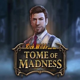 Tome of Madness slot visual from Play'n GO available on cloverscasino.co.uk