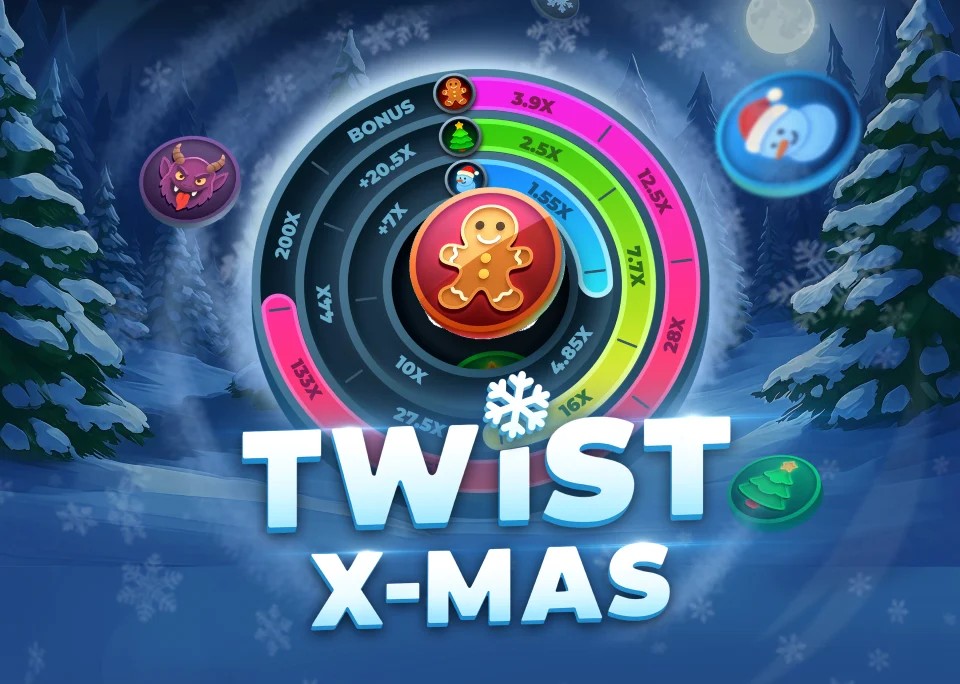 Try Twist X-mas slot by InOut on cloverscasino.co.uk – logo image